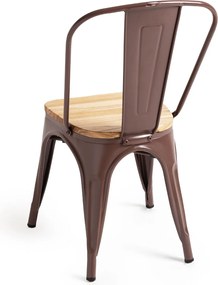 Set 4 Torix Natuurlijk Houten Stoelen