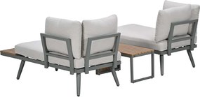 Garden Impressions Tibo loungeset 3-delig - stone green