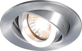 Moderne inbouwspot draai- en kantelbaar GU10 50mm - Club