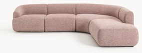 Modulaire bouclé hoekbank Sofia (4-zits)
