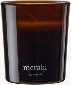 Geurkaarsen Meraki Dark Wood (nootmuskaat, kruidnagel & amber), 2-delig