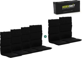 Dunne tuinkussen | Zwart  | Dralon | Kees Smit  | Kees Smit Tuinmeubelen