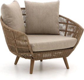 Lounge tuinstoel | Intenso Stila | Wicker (vlechtwerk) | Taupe | Kees Smit Tuinmeubelen