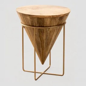 Bijzettafel In Piram-stijl Goud - Sklum