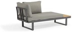 Garden Interiors Hoek Loungeset - Delphi - Acacia - Grijs - Garden Interiors