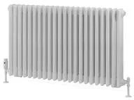 Eastbrook Rivassa 3 koloms radiator 100x60cm staal 1794W wit glans