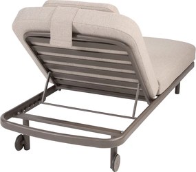 4 Seasons Milano sunbed terre with cushion and headrest