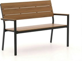Parkbank Bellagio  | Aluminium/Polywood | 2 personen | Tuinbank Grijs | 128cm | Kees Smit Tuinmeubelen
