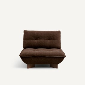 Modulaire zetel in chenille fluweel, Kaori