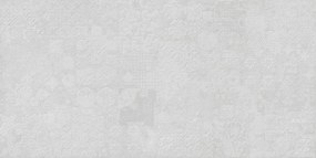 Jabo Beton Cire Bercy Bianco wandtegel reliëf wit 60x120cm gerectificeerd