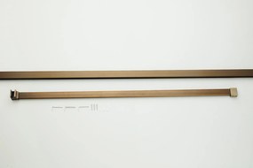 Saniclear Redro verouderd messing profiel + stabilisatiestang 100cm