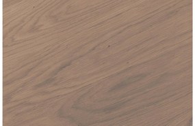 Goossens Excellent Salontafel Ferris rond, hout eiken blank, elegant chic, 60 x 37 x 60 cm
