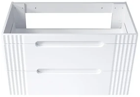 Comad Fiji onderkast met ribbelfront 100cm wit