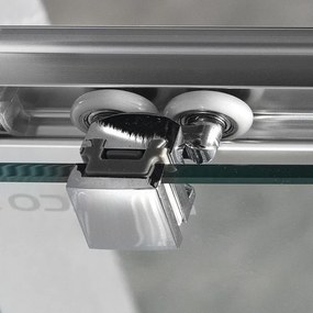 Gelco Sigma douche schuifdeur voor hoekinstap 100cm met helderglas chroom