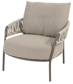 Taste by 4 Seasons Calma loungestoel terre SALE Loungestoel bruin weerbestendig