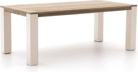 Tuin eettafel ROUGH | Rechthoekig  | Tuintafel Teakhout | 200x100cm | 6 personen | Kees Smit Tuinmeubelen