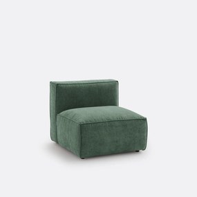 Modulaire fauteuil in getextureerd fluweel, Seven