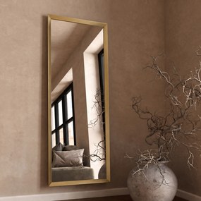 Kare Design Arezzo Grote Muurspiegel Messing - 70x200cm