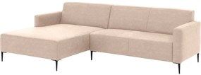 Goossens Bank Key West beige, micro leer, 2,5-zits, modern design