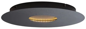 Moderne plafondlamp zwart 40cm incl. LED 3-staps dimbaar - Morning Modern rond Binnenverlichting Lamp