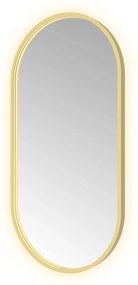Hotbath &More Oval spiegel ovaal 50x100cm geborsteld messing PVD