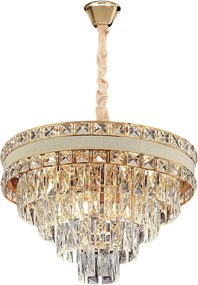 Hanglamp met kristallen G048-CP 50CM GOLD