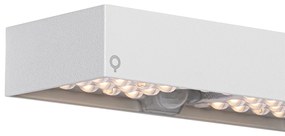 LED Buiten wandlamp met schemerschakelaar / dag-nacht sensor met bewegingsmelder wit met dimlicht en sensor op solar - Kayo Modern IP65 Buitenverlichting