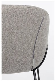 Zuiver Feston Design Barkruk Grijze Stof