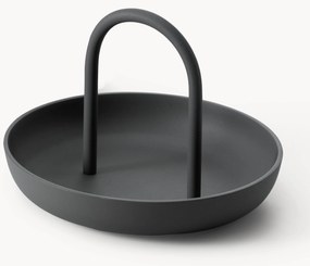 Handgemaakte serveerschaal Piatto met handvat