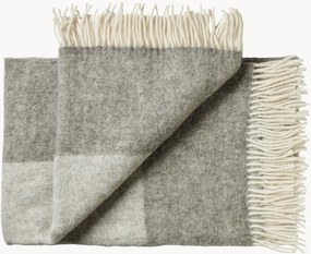 Wollen plaid Venø met franjes