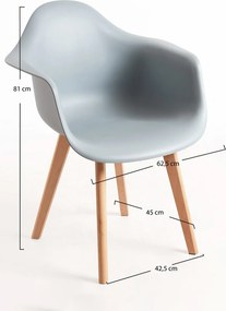 Set 4 Belu Polypropyleen Stoelen