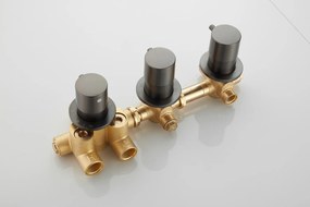 Saniclear Plus thermostaatkraan afbouwdeel verouderd ijzer gunmetal - nieuw