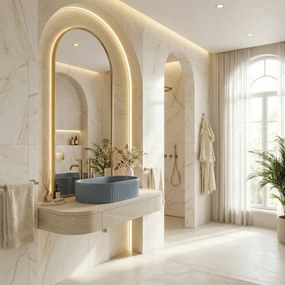 Opzetwastafel Rea Vanda Blueberry Matt