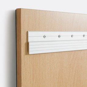 Eiken gefineerde wandspiegel H140 cm, Alvan