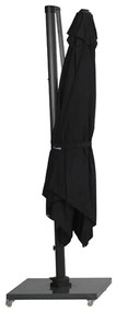 Garden Impressions Zweefparasol Hawaii Deluxe 300x300 - donker grijs - zwart