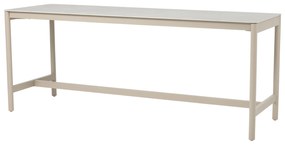 Soho high dining tuintafel 220x75xH95 cm keramiek latte Taste 4SO