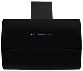 vidaXL Wandafzuigkap 756 m³/u 90 cm roestvrij staal zwart