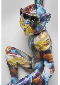 Kare Design Hanging Ape Colorful Kleurrijke Aap Wanddeco