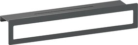 Brauer Gunmetal Edition handdoekrek met planchet gunmetal geborsteld PVD