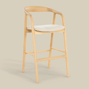 Barkruk Hout Wabi Sabi Stijl Naturel