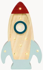 Handgemaakte LED-kinderlamp Space Rocket Mini met timerfunctie en afstandsbediening, dimbaar