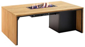 Cosibridge 140 vuurtafel - teak