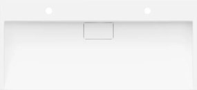 Mexen Ava wastafelblad van composiet 2/O 100 x 46 cm, wit - 23011002