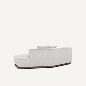 Rechte halve bank in gevlekt canvas, JACOPO