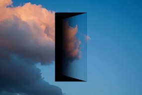 Ilustratie View of the sky with a doorway in it., Maciej Toporowicz, NYC, (40 x 26.7 cm)