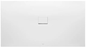 Villeroy & Boch Squaro Infinity kunststof douchebak quaryl rechthoekig 180x100x4cm mat wit UDQ1810SQI2V-RW