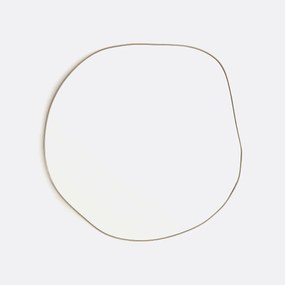 Organische vorm spiegel, lengte 58 cm, hoogte 58 cm, ORNICA