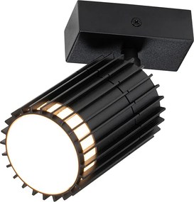 Design buiten plafondspot zwart IP44 - Boris