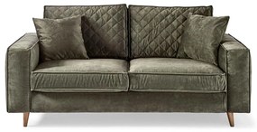 Rivièra Maison - Kendall Sofa 2,5 Seater, velvet, ivy - Kleur: groen