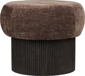 Christchurch Opbergpoef Chenille - Dark Brown